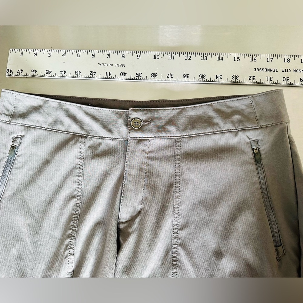 Columbia Omni Pants Outdoor Lightweight Cropped Performance Wear Gray SZ 14 - Picture 12 of 16